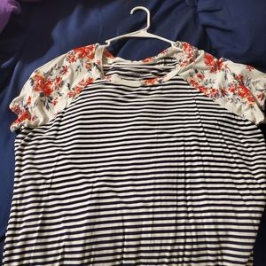 Torrid size 2 navy blue top